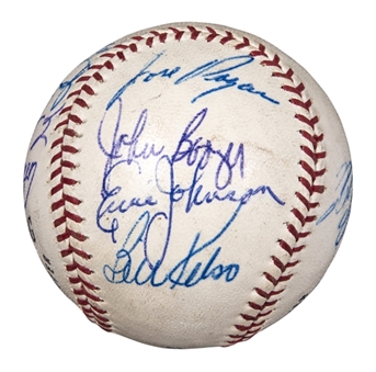 Circa 1969 Roberto Clemente Multi-Signed Baseball (PSA/DNA)